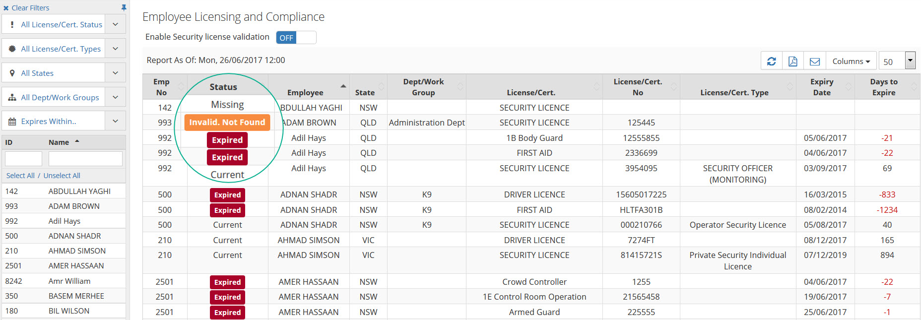 Industry Compaliance Software